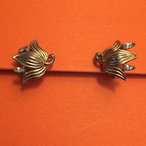 Vintage clip on earrings